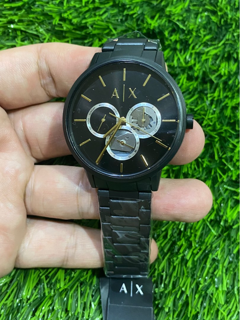 Armani Exchange Multifunction Black Stainless Steel Watch 42mm AX2748