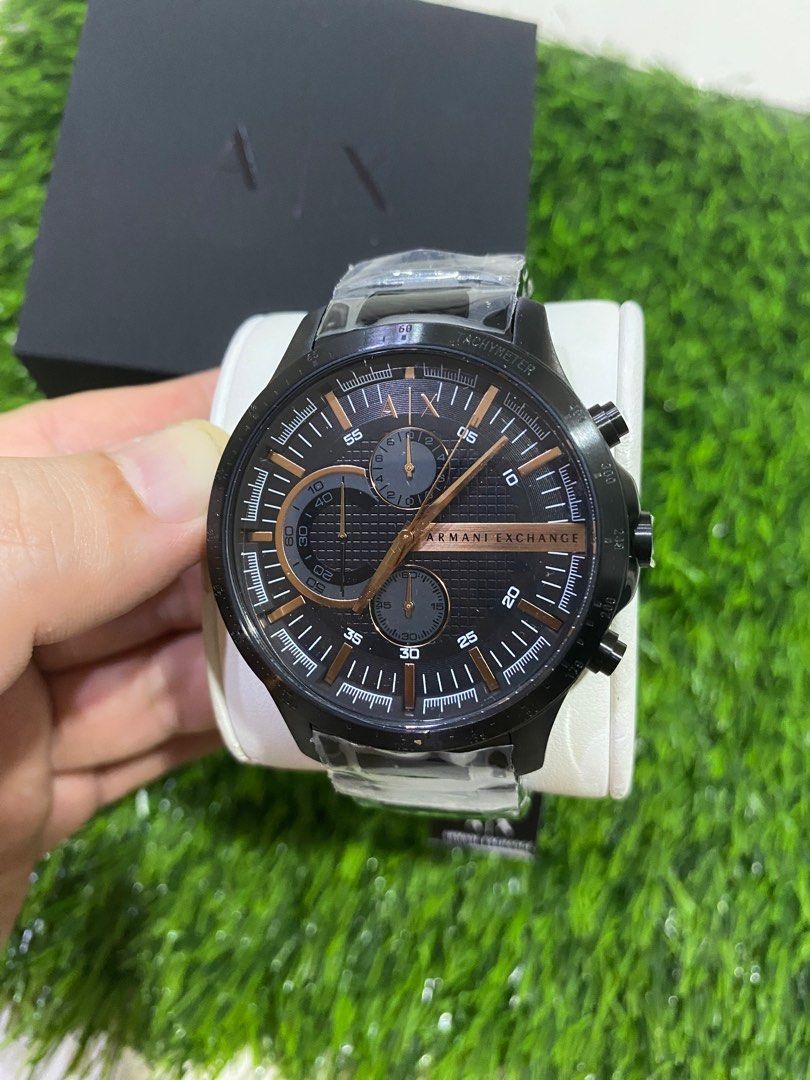 SALE> Armani Exchange Chronograph Black Stainless Steel Watch (46mm) AX2429,  Men's Fashion, Watches & Accessories, Watches on Carousell