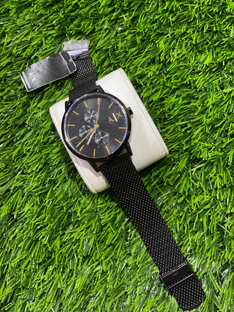 Armani Exchange Multifunction Black Stainless Steel Watch 42mm AX2716