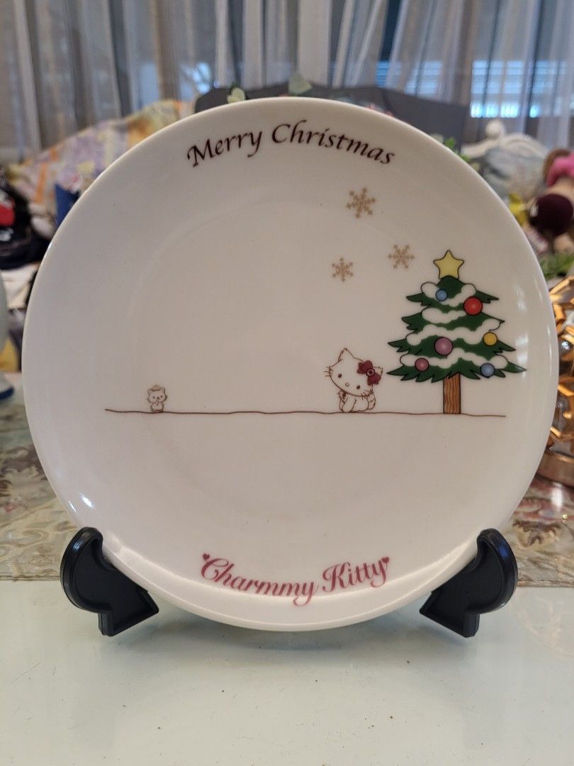 Sanrio Charmmy Kitty Christmas Mini Ceramic Plate Display (Category: Dinnerware & Cutlery) located in San Fernando. Submitted by jpmarketplace2023 (Listing ID 1270169715, Image 1). Description: -Sanrio Charmmy Kitty christmas mini ceramic plate display for only PHP180 -Authentic from Japan.