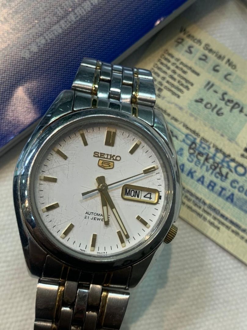 Harga seiko 5 online automatic 21 jewels