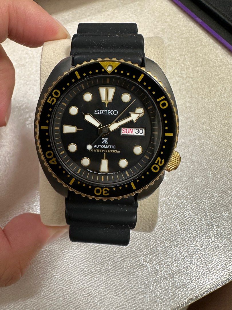 SEIKO Prospex SRPD46K1 Black Gold Auto