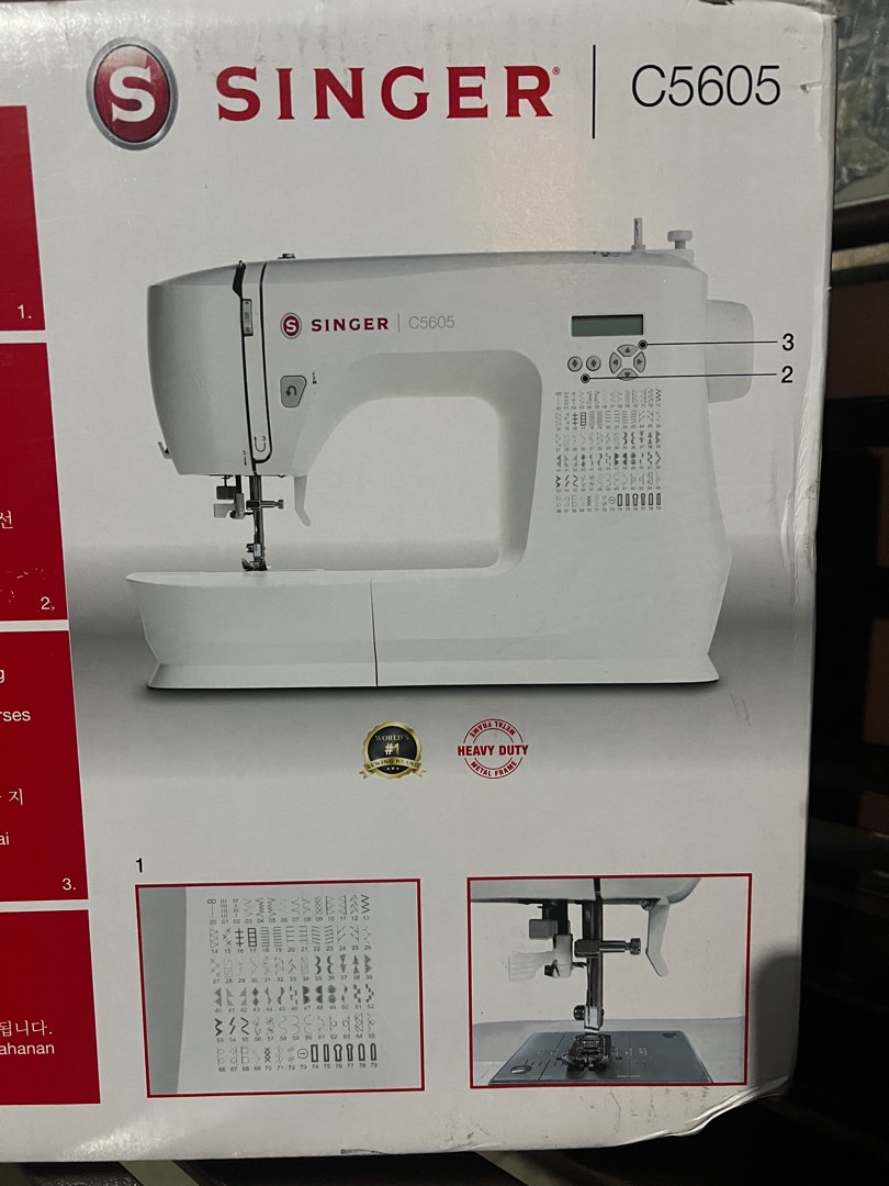Singer C5605 Sewing Machine, TV & Home Appliances, Other Home ...