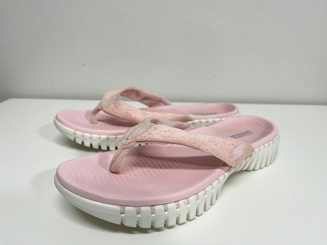 SKECHERS GO WALK SANDALS 25CM 5UK Women s Fashion Footwear
