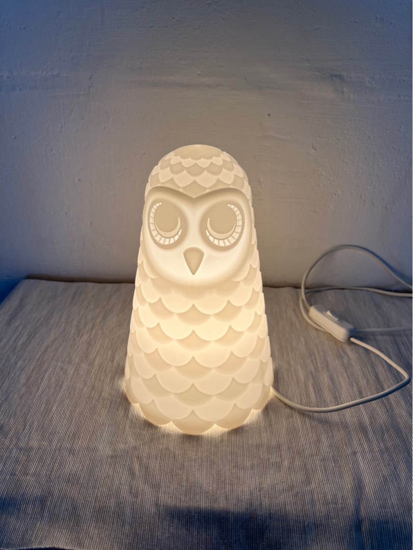 SOLBO Table Lamp white owl Furniture Home Living Lighting
