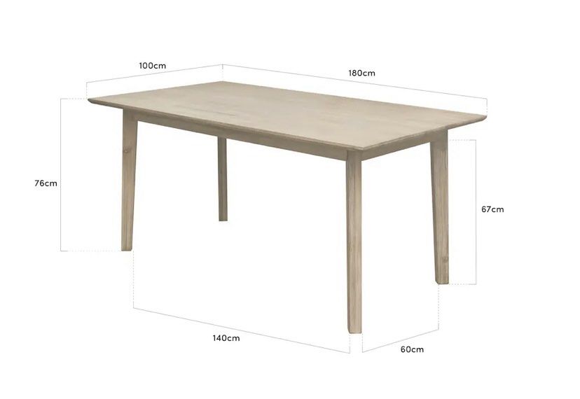 Solid Wood Diner Table (6/8 people), Furniture & Home Living, Furniture ...