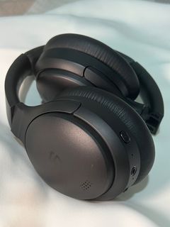 Soundpeats bluetooth wireless noise-cancelling headphones (black)