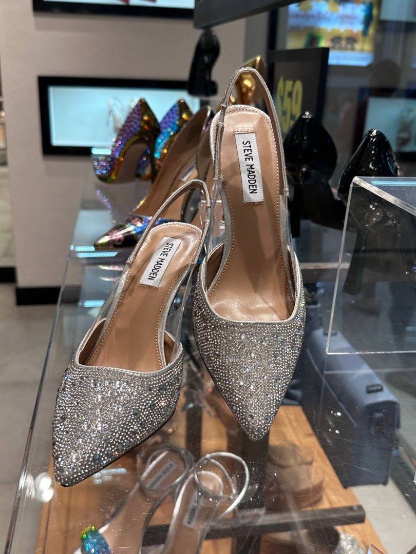 Steve Madden Rhinestone Heels in size 7.5 EUR 38 Women s Fashion