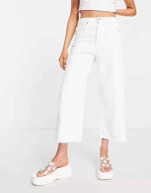 White crop hotsell jeans petite