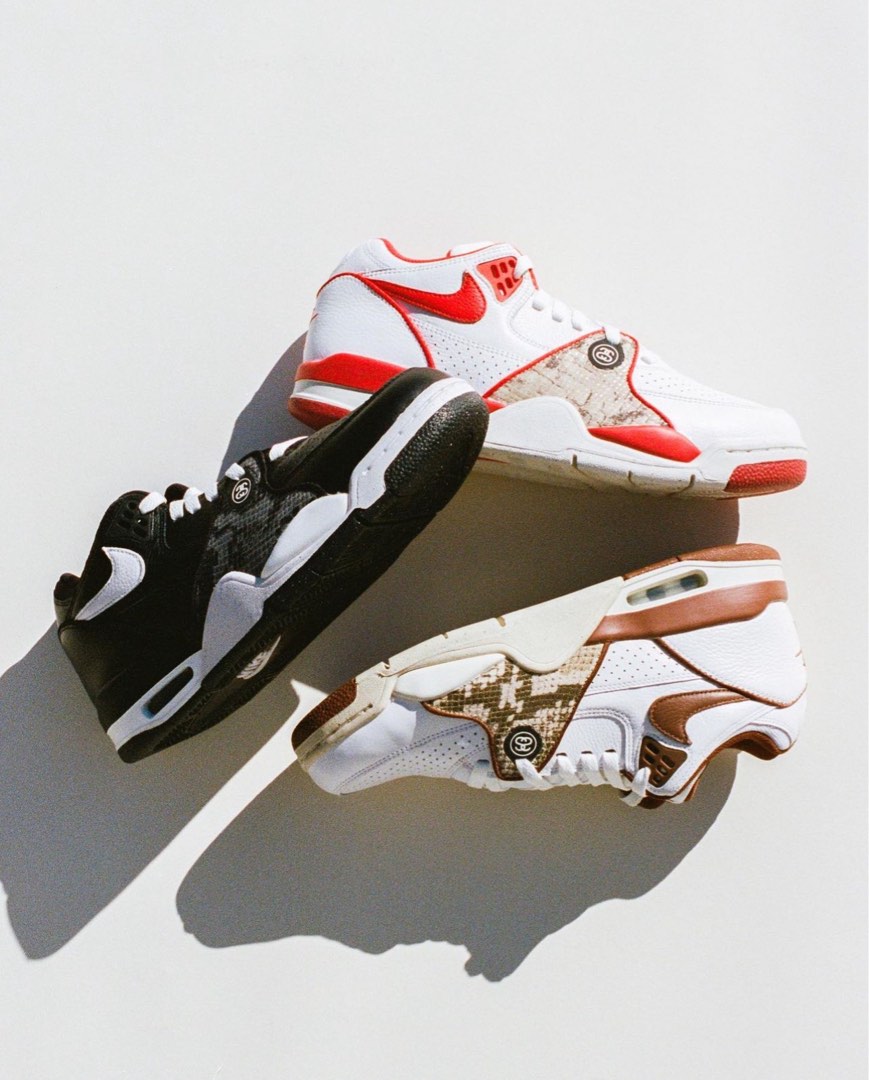 Stüssy x Nike Air Flight 89 Low SP, Men's Fashion, Footwear