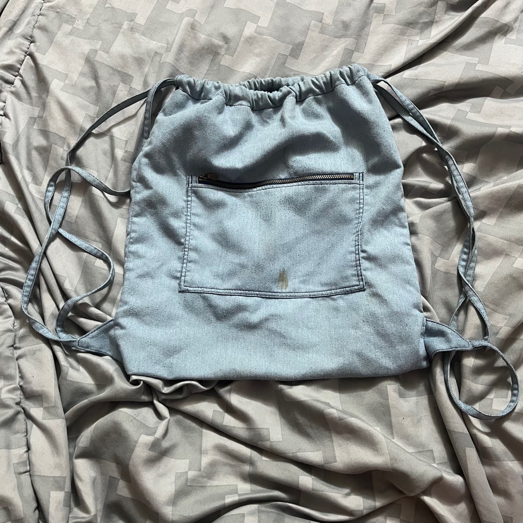 Sturdy Denim Drawstring Bag Women s Fashion Bags Wallets