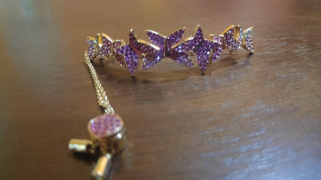 SWAROVSKI PINK BUTTERFLY BRACELET