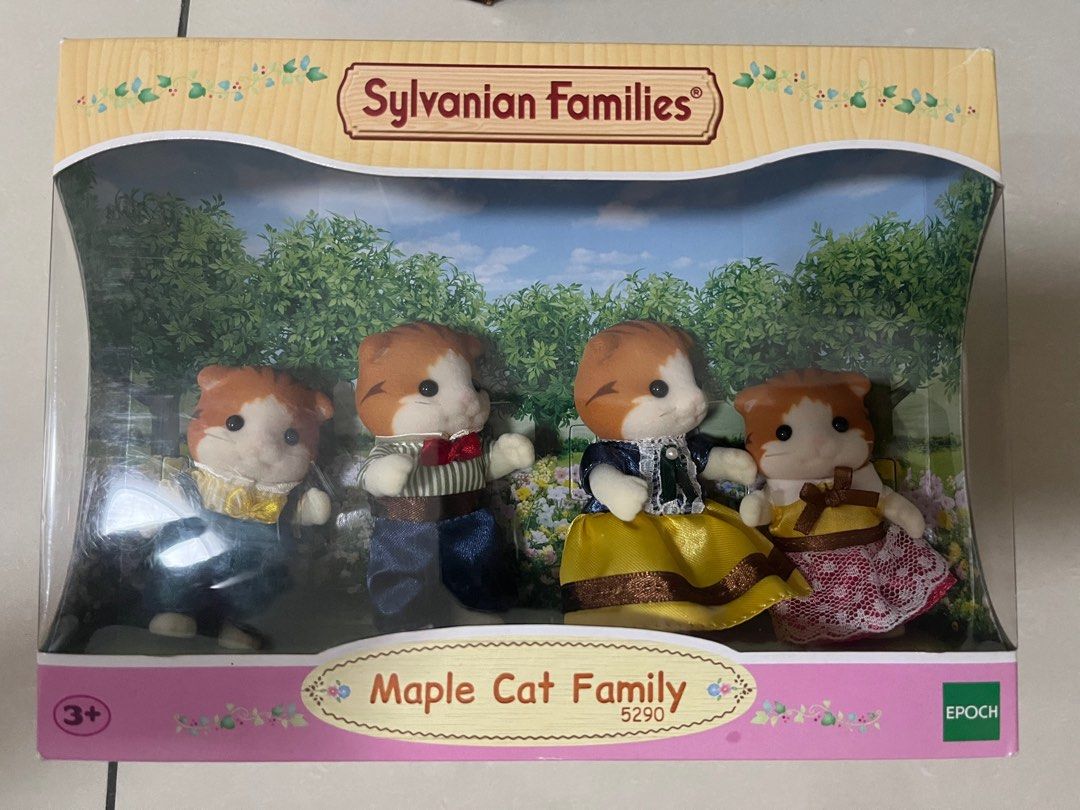 Sylvanian families maple cat family online