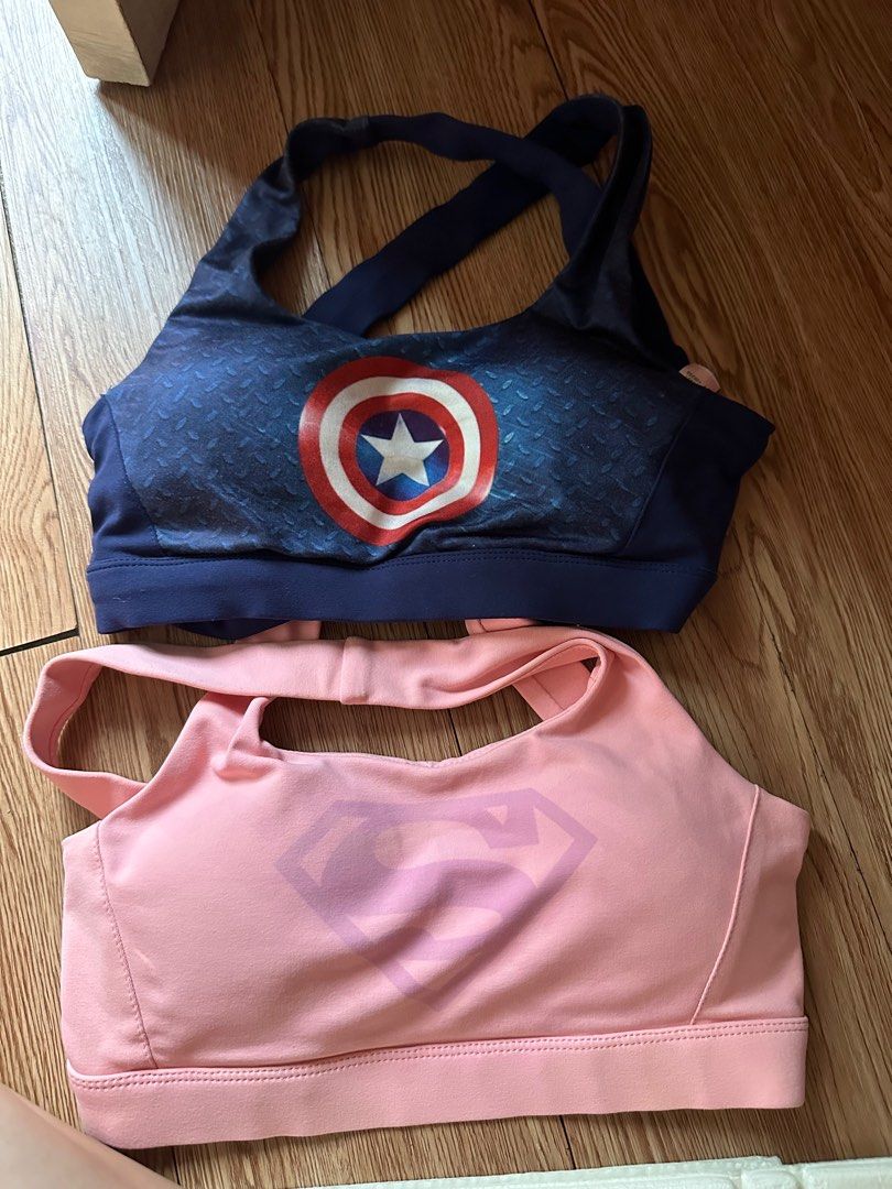Captain america sports bra deals
