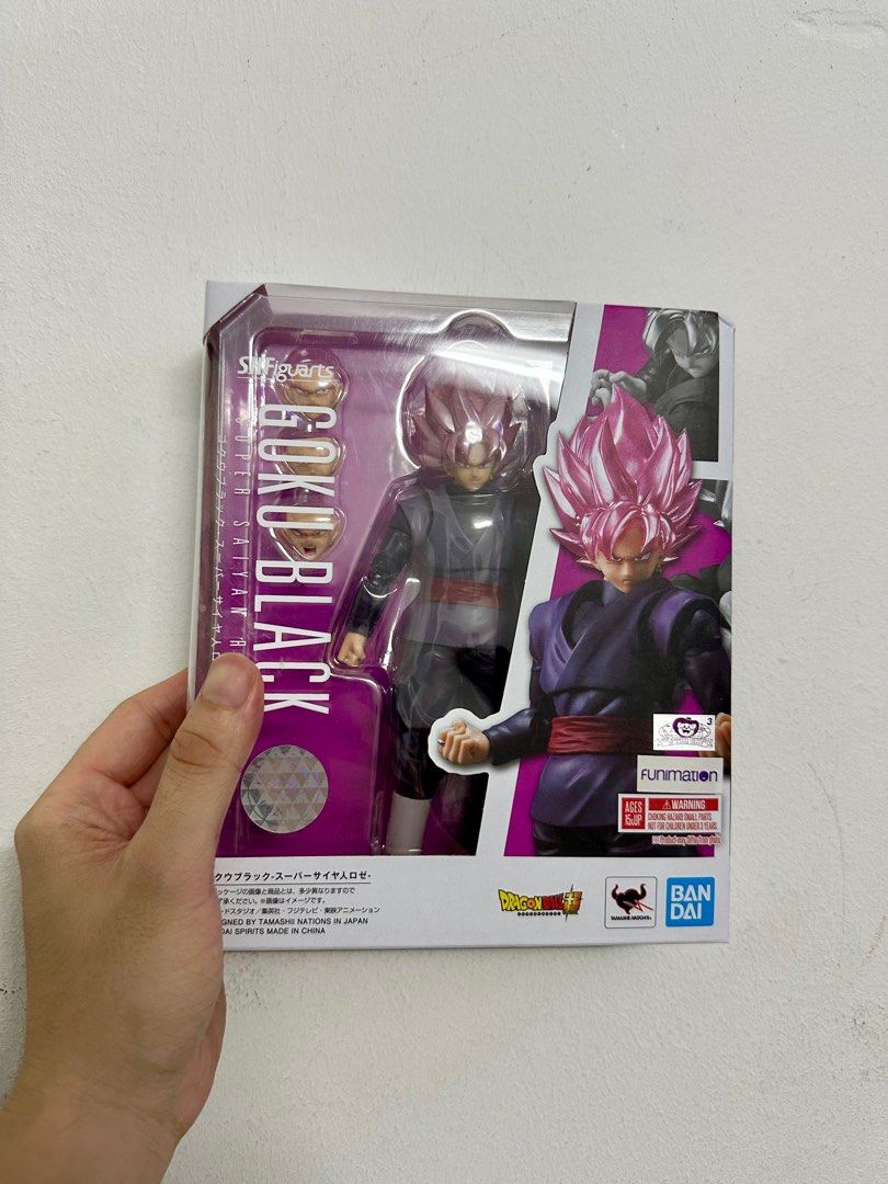 TAMASHII NATIONS - Dragon Ball Super - Goku Black Super Saiyan Rose, Bandai  Spirits S.H.Figuarts Action Figure : : Everything Else