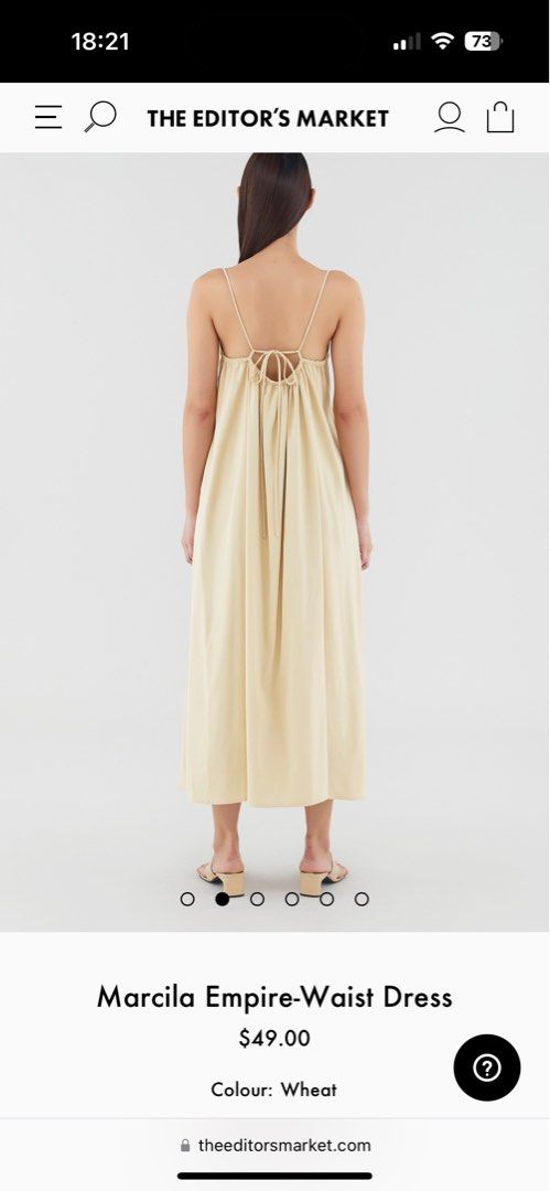 TEM Marcila Empire Waist Dress Women s Fashion Dresses Sets