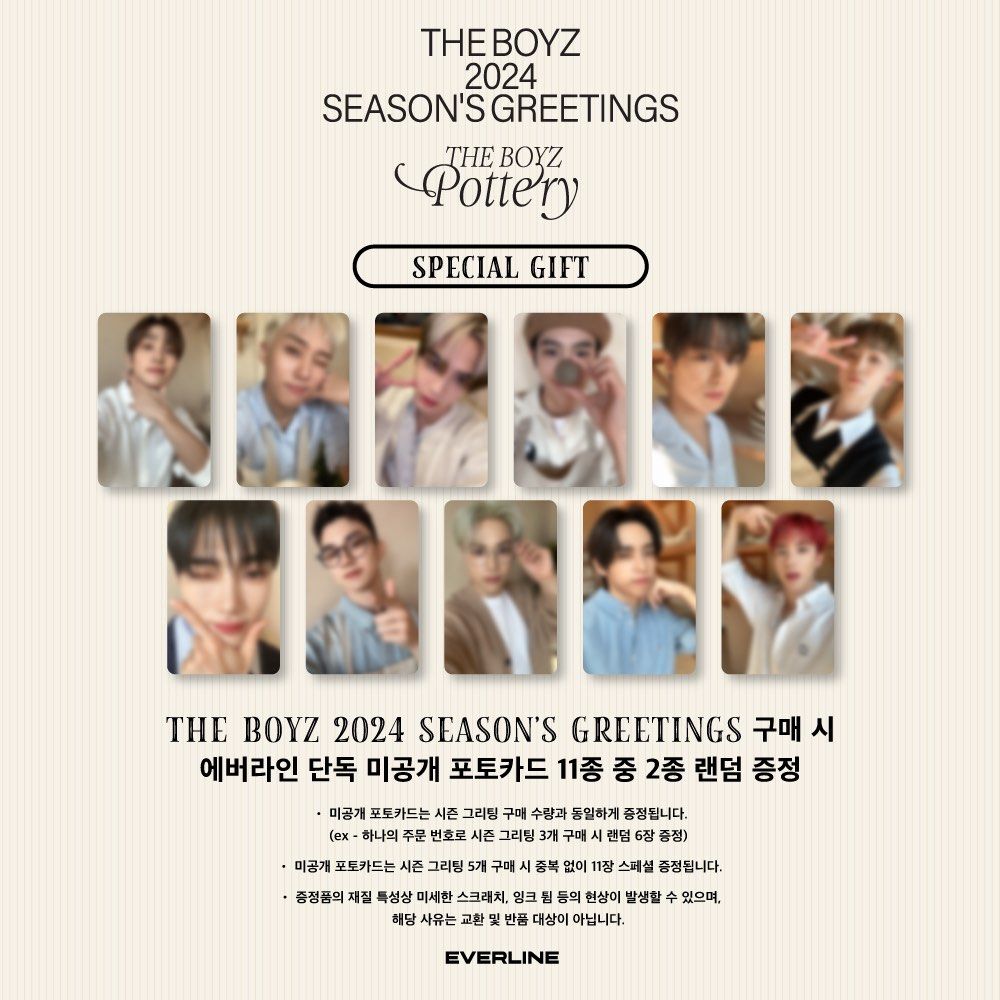 THE BOYZ 2024 Seasons Greetings THE BOYZ Pottery, Hobbies & Toys