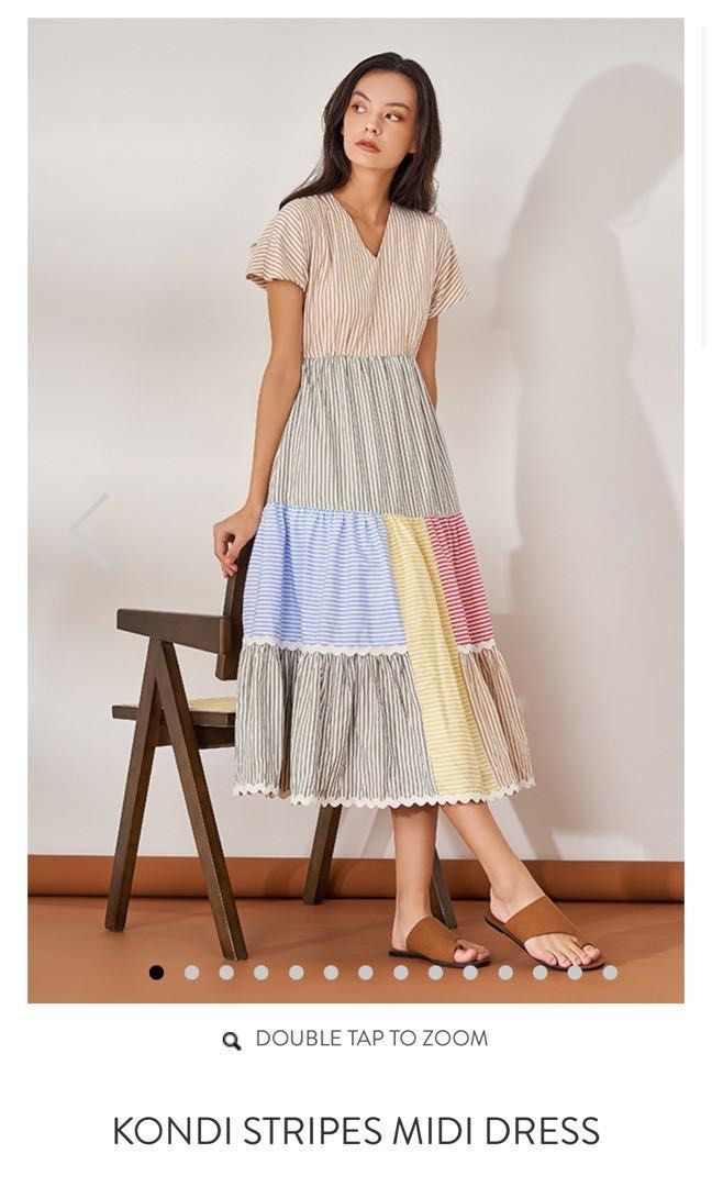 THE CLOSET LOVER KONDI STRIPE DRESS