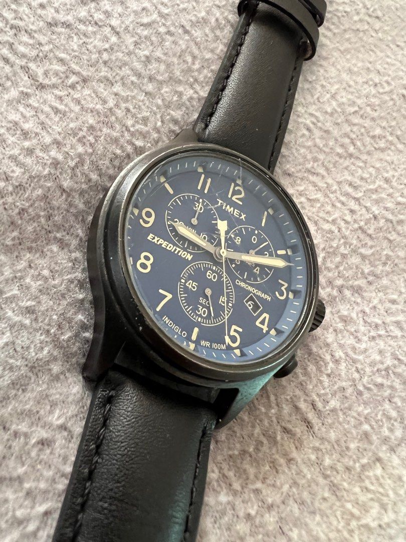 Timex men's discount expedition scout chronograph