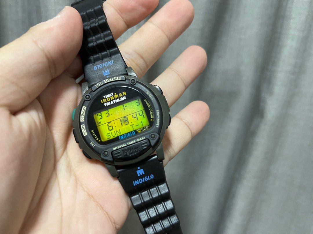 Old timex ironman online triathlon watch