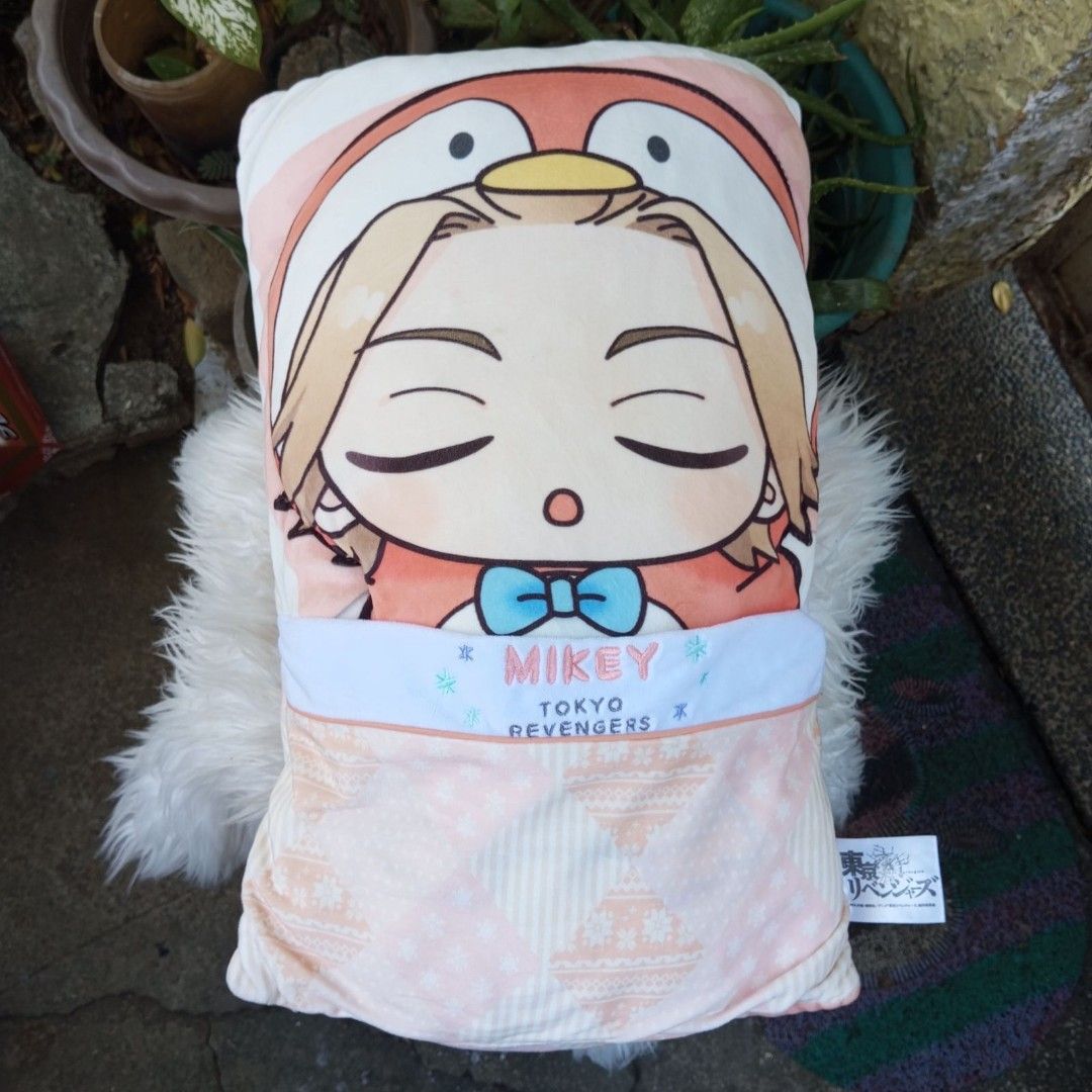 Coussin Géant Réversible Tokyo Revengers X Sanrio - Doraken & Mikey - FuRyu