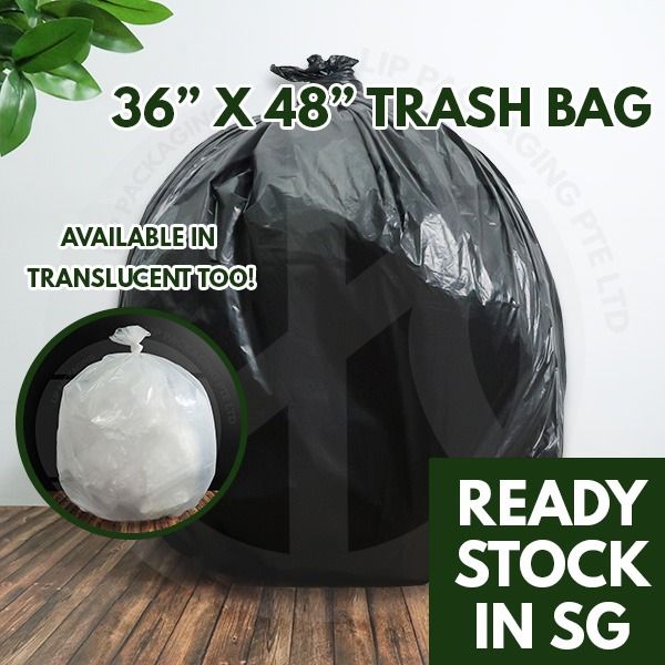 Translucent trash bags sale