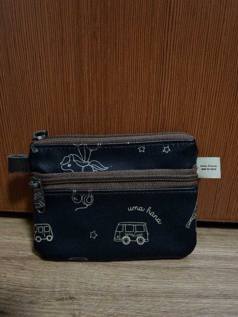 Double zip coin purse sale