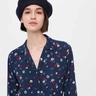 Uniqlo Ines De La Fressange Floral Printed Dress