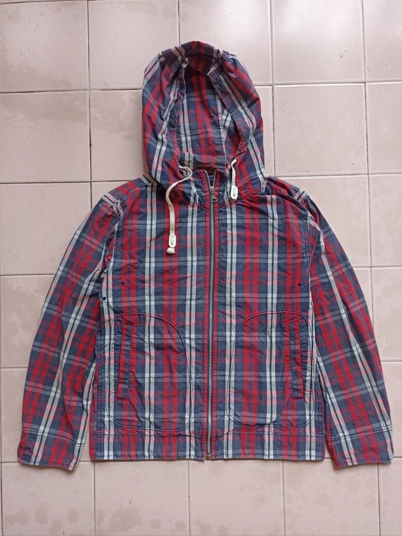 Plaid zipper jacket 2025