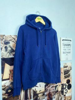Uniqlo Zip Hoodie Blue