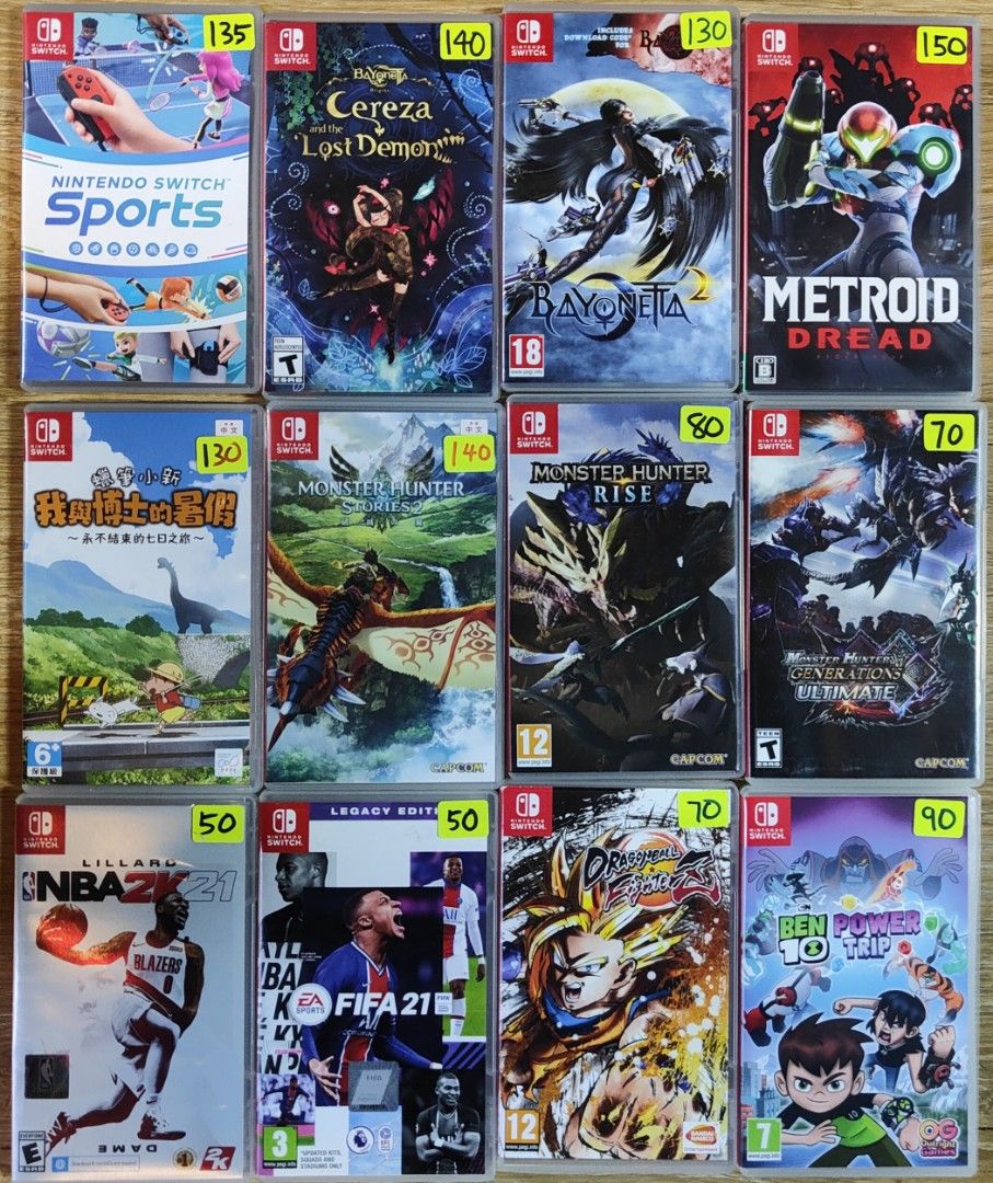 Used Switch Games