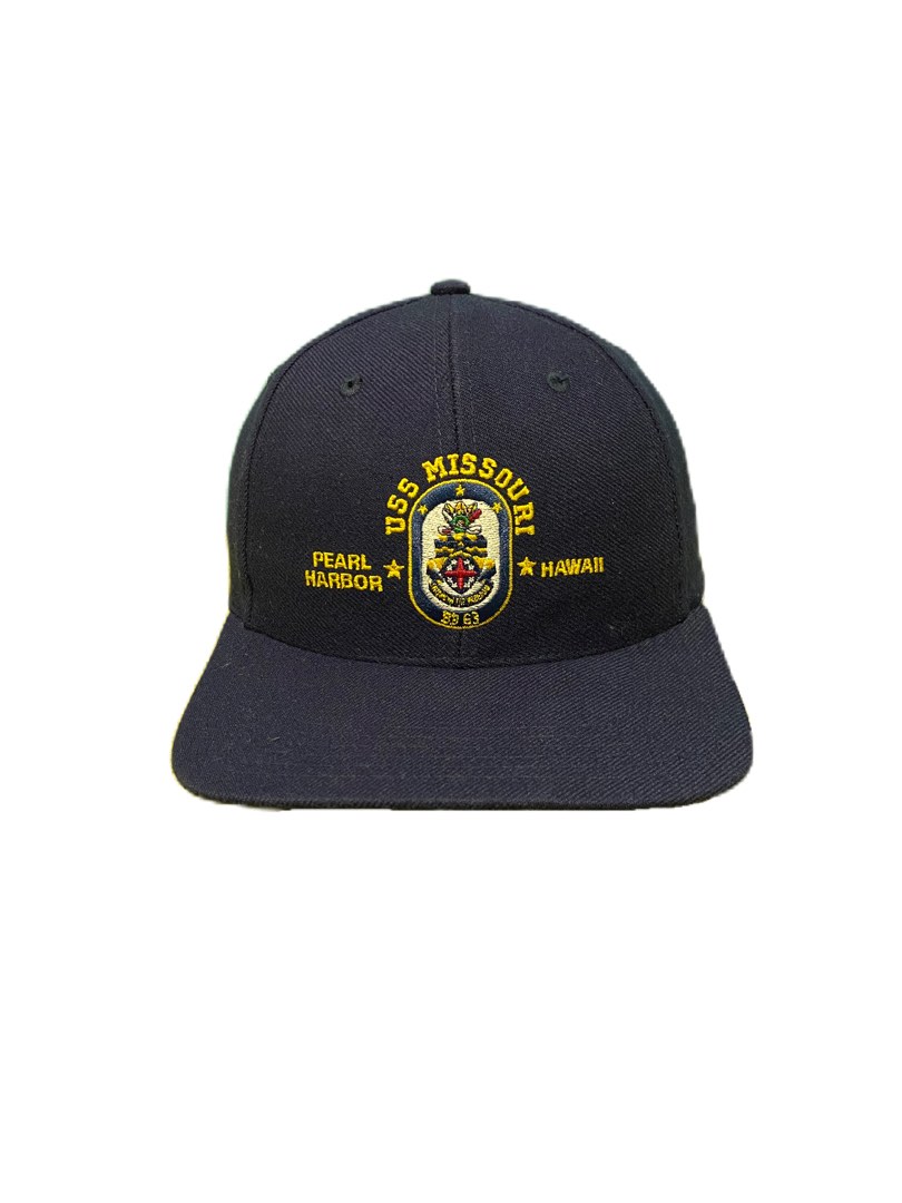 USS missouri pearl harbor hawaii cap snapback, Men's Fashion, Watches