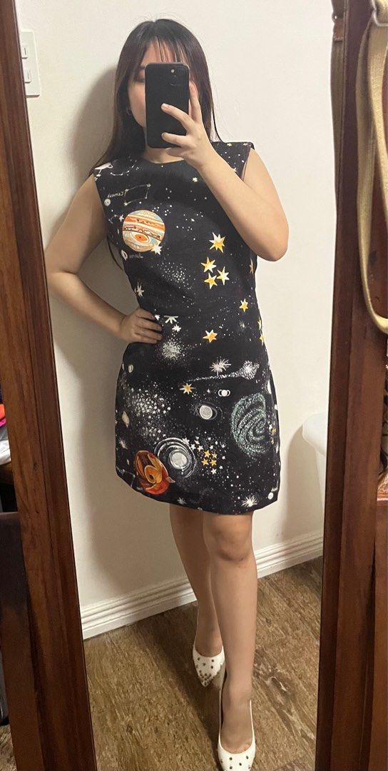 Valentino galaxy outlet dress