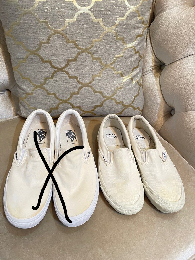 Vans slip on women white Authentic Women s Fashion Footwear