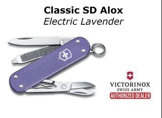 VICTORINOX SWISS ARMY 0.6221.223G Classic SD Alox Electric Lavender