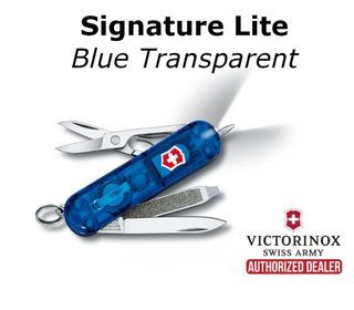 VICTORINOX SWISS ARMY 0.6226.T2 Signature Lite, 58 mm, blue transparent