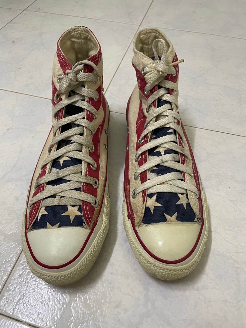 Vintage converse usa flag
