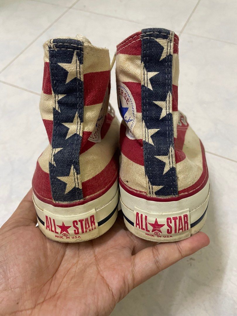 Vintage converse usa flag