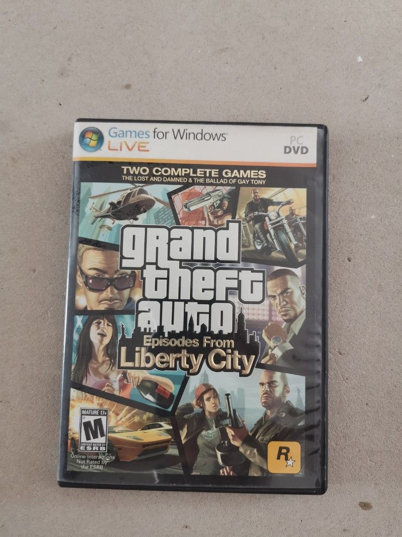 Windows PC DVD GAMES Grand Theft Auto, Video Gaming, Video Games
