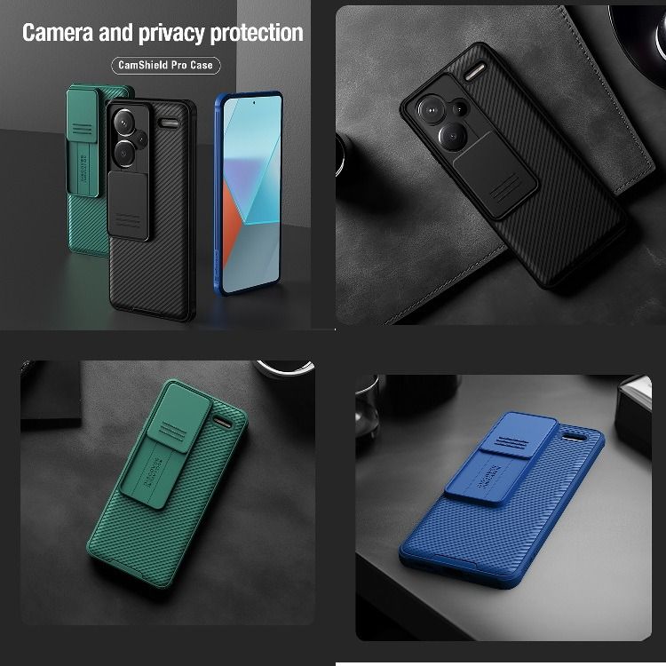 Lens Privacy Protection Case For Xiaomi 13t/xiaomi 13t Pro, Slim Pc Soft  Tpu Bumper Shockproof Cover With Slide Camera Cover