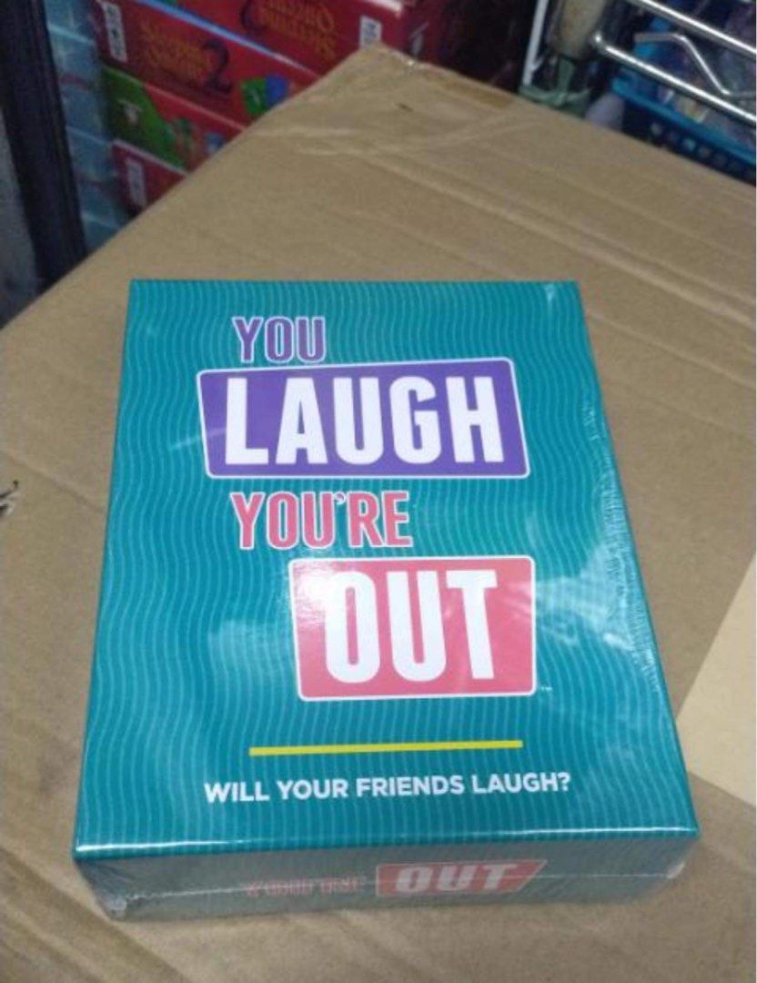 You Laugh You’re Out (party game), Hobbies & Toys, Toys & Games on ...