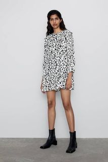 Zara Animal Print Dress