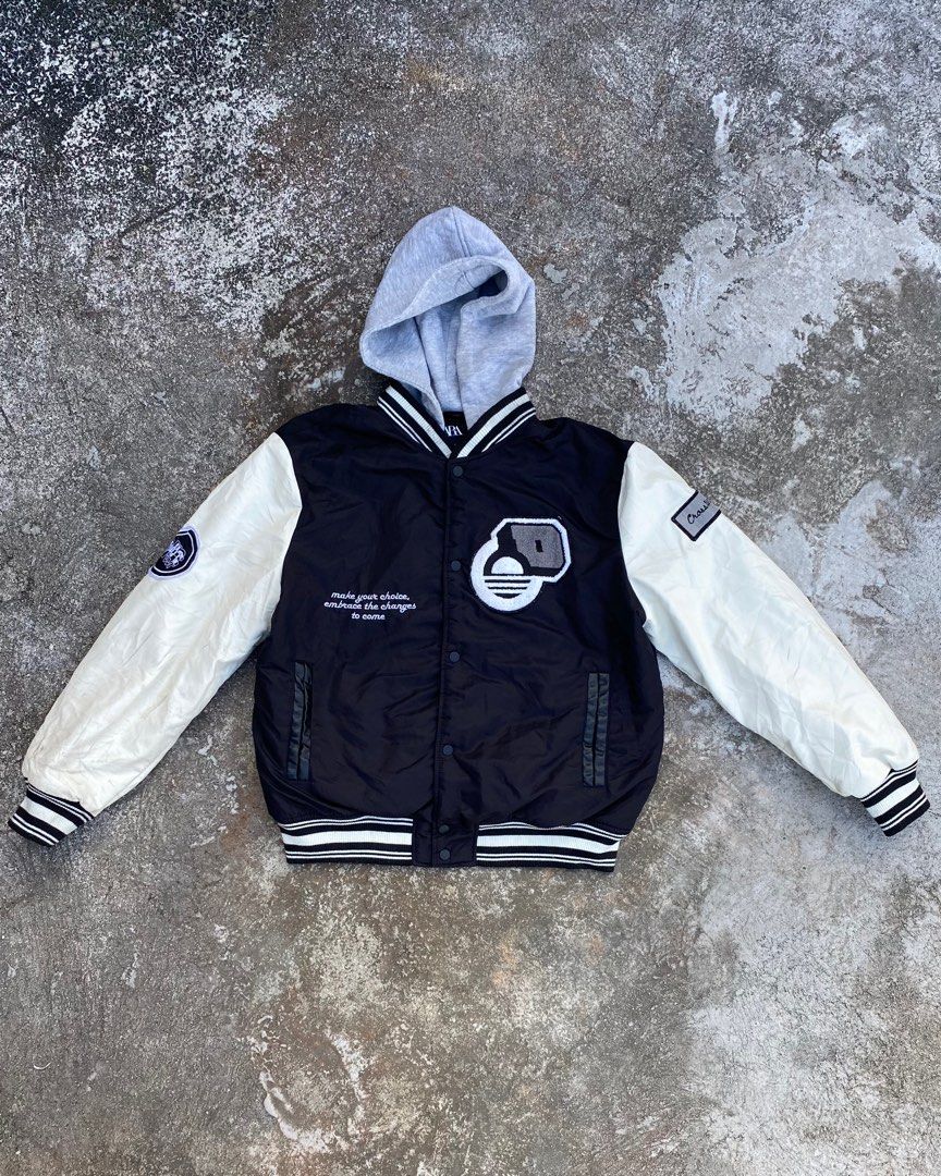 Zara varsity hot sale bomber jacket
