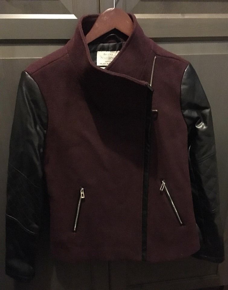 Bershka wool coat deals