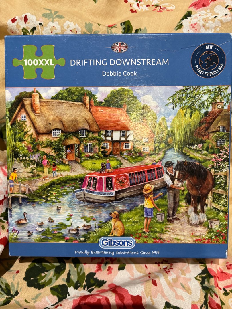 100 piece XXL jigsaw puzzle, Hobbies & Toys, Toys & Games on Carousell