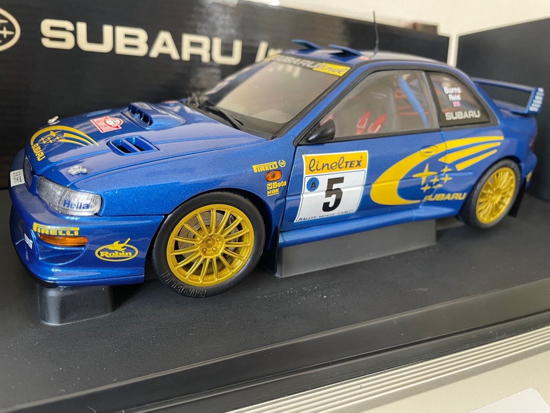 1:18 AUTOART SUBARU IMPREZA WRC 1999 r.burns/r.reid CAR #05, Hobbies ...