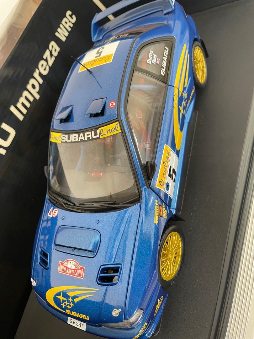 1:18 AUTOART SUBARU IMPREZA WRC 1999 r.burns/r.reid CAR #05, Hobbies ...