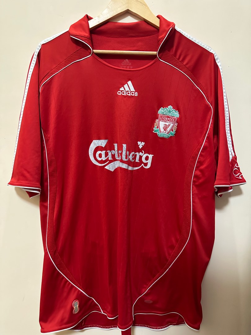 2006 2008 Home Liverpool FC Carlsberg Camiseta Adidas Football