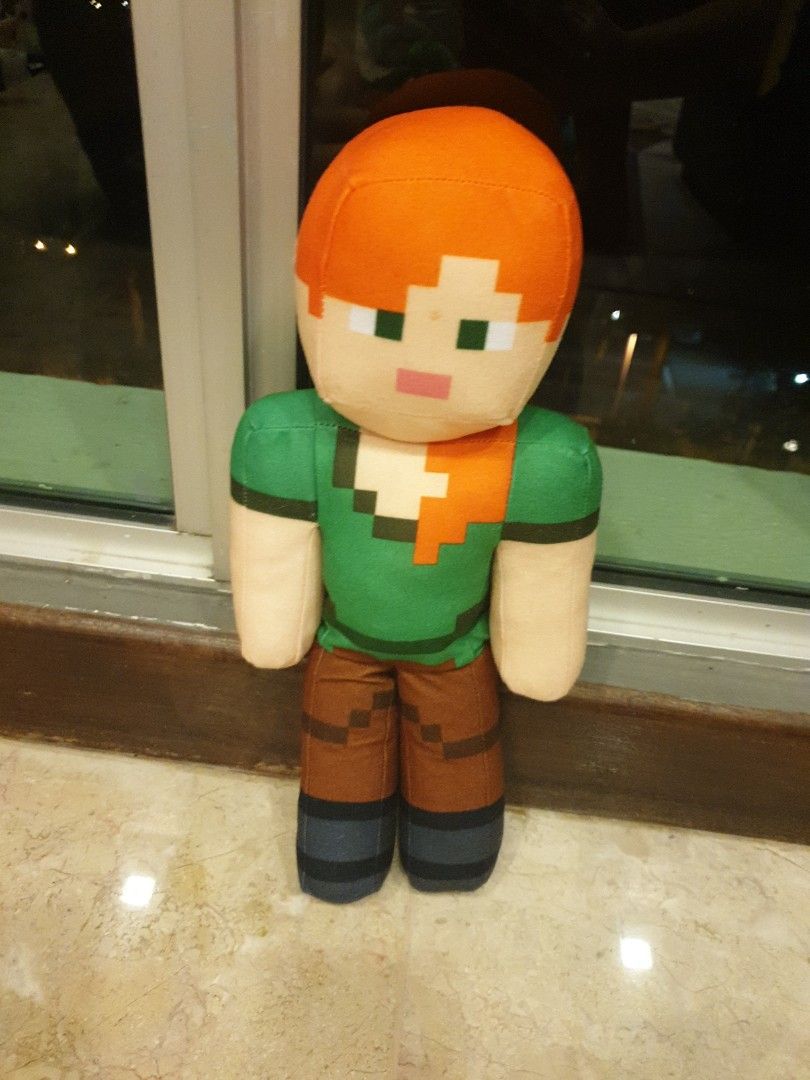 36cm Minecraft Plushie, Hobbies & Toys, Toys & Games on Carousell