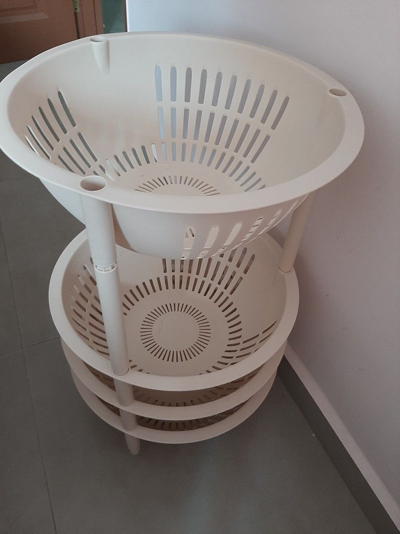 4 Tier Round Rack, Furniture & Home Living, Home Improvement ...